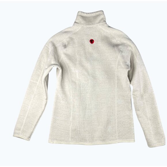Patagonia Womens Women's Better Sweater 1/4-Zip Oyster White Pullover Medium - Picture 3 of 14